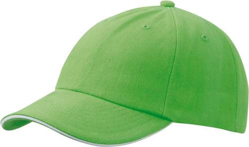 Sandwich Caps besticken - Lime-green